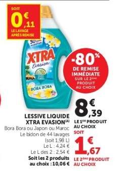 LESSIVE LIQUIDE XTRA EVASION
