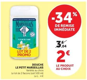 DOUCHE “LE PETIT MARSEILLAIS”