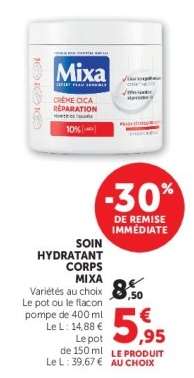 Soin Hydratant Corps Mixa