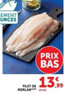 FILET DE MERLAN (2x1KG)