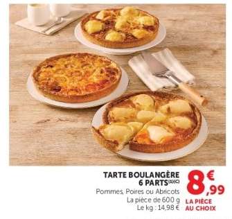 Tarte Boulangère 6 Parts