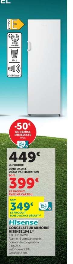 Hisense Congélateur Armoire
