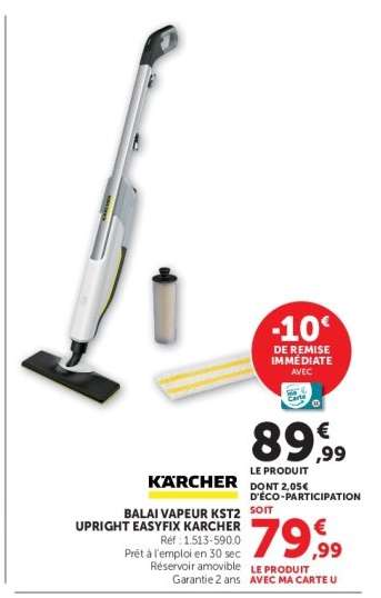 BALAI VAPEUR KST2 UPRIGHT EASYFIX KARCHER