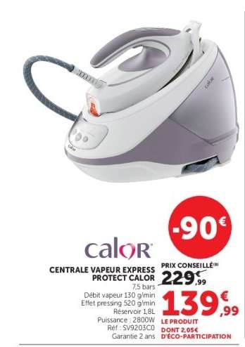 CENTRALE VAPEUR EXPRESS PROTECT CALOR