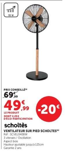 Scholtès Ventilateur sur pied