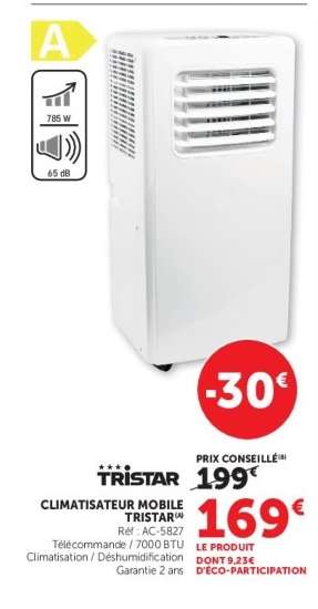 Climatiseur Mobile Tristar