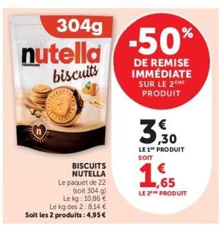 Biscuits Nutella