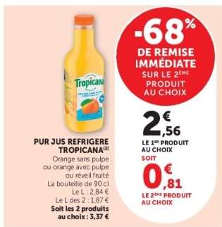 Pur Jus Réfrigéré Tropicana
