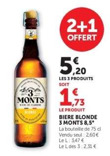 BIERE BLONDE 3 MONTS 8,5°