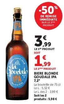 BIERE BLONDE GOUDALE IPA 7,2°
