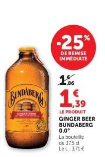 Ginger Beer Bundaberg 0,0°