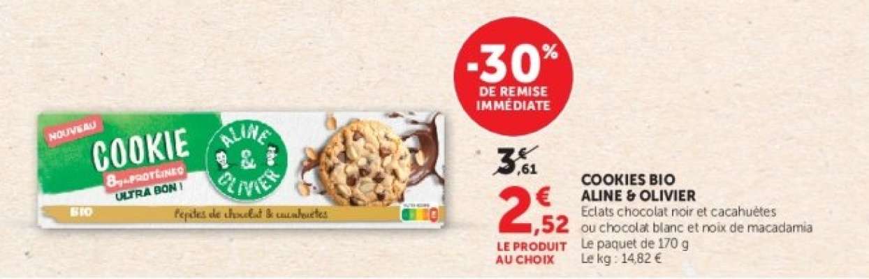 COOKIES BIO ALINE & OLIVIER