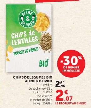 Chips de Légumes Bio Aline & Olivier