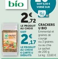 CRACKERS U BIO