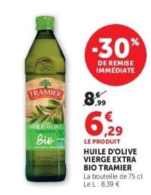 HUILE D'OLIVE VIERGE EXTRA BIO TRAMIER