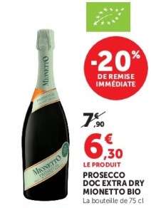 PROSECCO DOC EXTRA DRY MIONETTO BIO