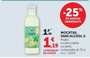 MOCKTAIL SANS ALCOOL U