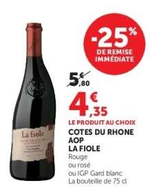COTES DU RHONE AOP LA FIOLE