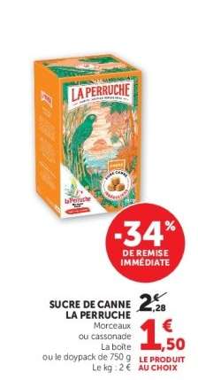 SUCRE DE CANNE LA PERRUCHE