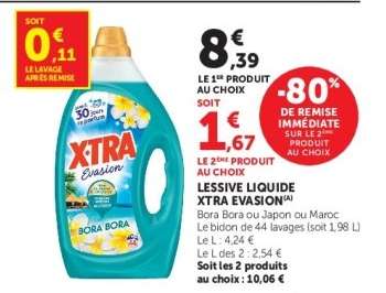LESSIVE LIQUIDE XTRA EVASION