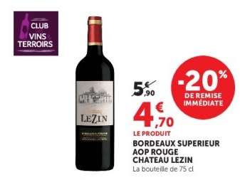 Bordeaux Superieur AOP Rouge Chateau Lezin