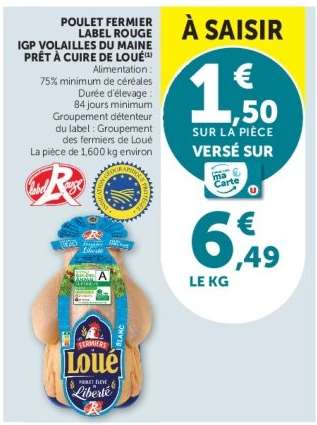 Poulet FERMIER  Label Rouge