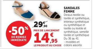 SANDALES FEMME