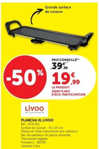 PLANCHA XL LIVOO