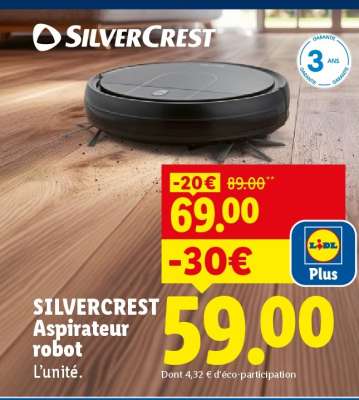 SilverCrest Aspirateur robot
