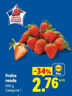 Fraise ronde