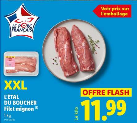 L'ÉTAL DU BOUCHER Filet mignon