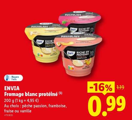 ENVIA Fromage blanc protéiné