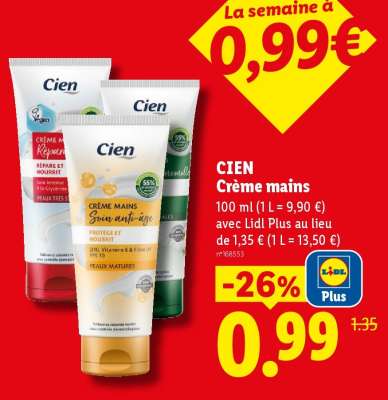 CIEN Crème mains