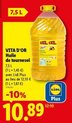 Vita D'or Huile de tournesol