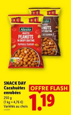 SNACK DAY Cacahuètes enrobées