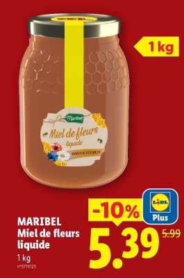 MARIBEL Miel de fleurs liquide