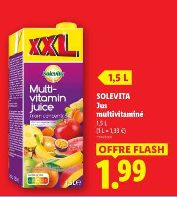 SOLEVITA Jus multivitaminé