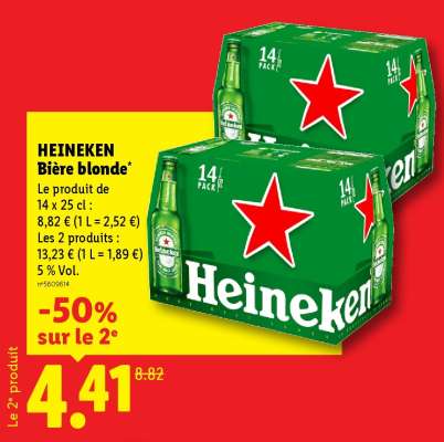 HEINEKEN BIÈRE BLONDE