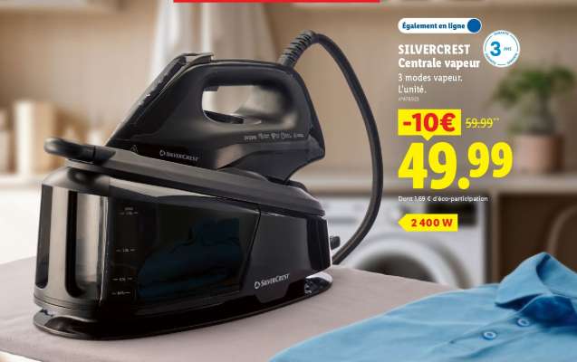 SILVERCREST Centrale vapeur
