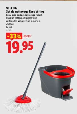 VILEDA Set de nettoyage Easy Wring