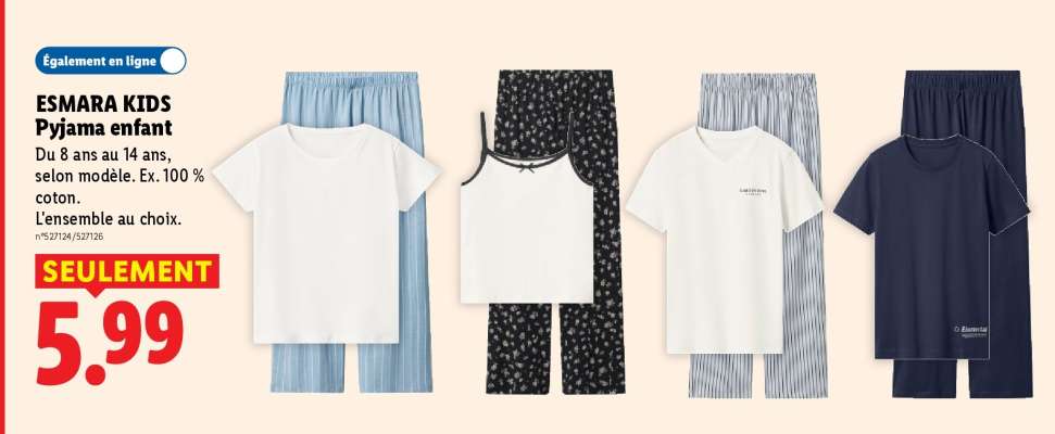 ESMARA KIDS Pyjama enfant