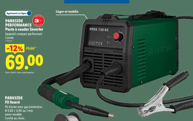 PARKSIDE PERFORMANCE Poste à souder Inverter
