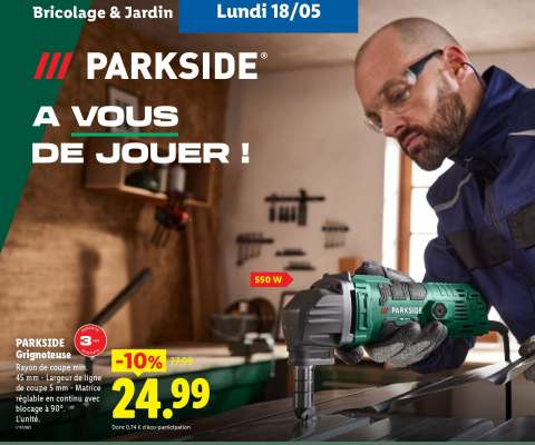 PARKSIDE Grignoteuse
