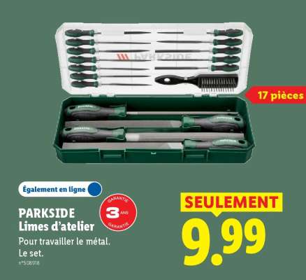 PARKSIDE Limes d’atelier