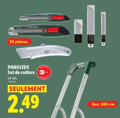 PARKSIDE Set de cutters
