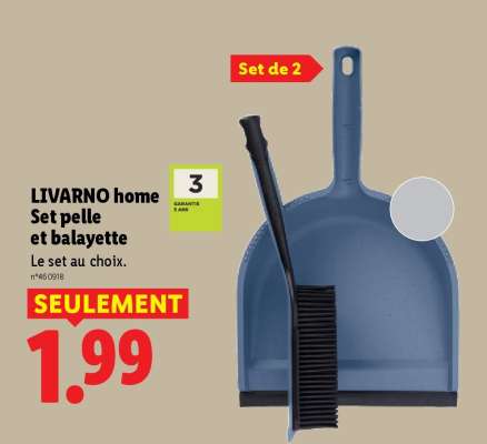 LIVARNO home Set pelle et balayette