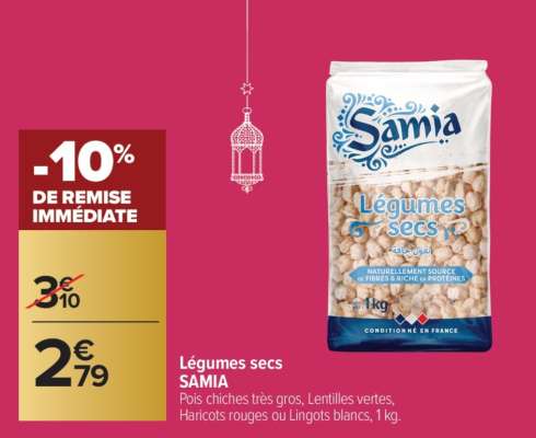 Légumes secs SAMIA