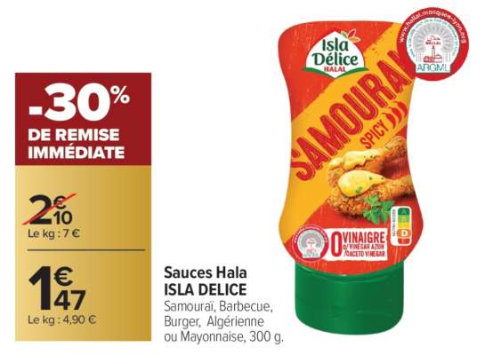 Sauces Hala ISLA DELICE
