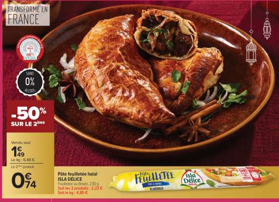 PÂTE FEUILLETÉE HALAL “ISLA DÉLICE”