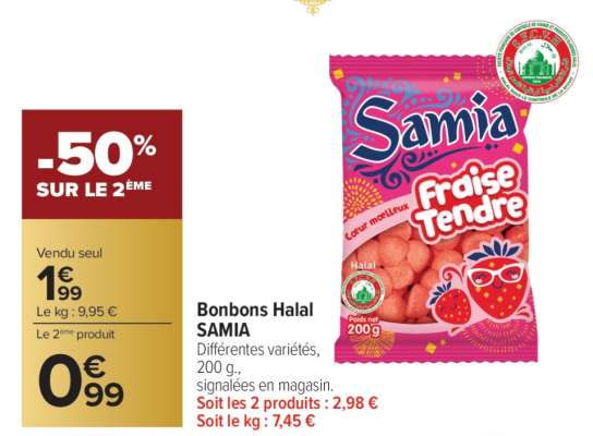 Bonbons Halal 'Samia'